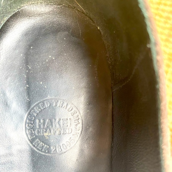 Suede wing tip women’s shoe made in Spain , Hakei Crafted - Picture 5 of 6